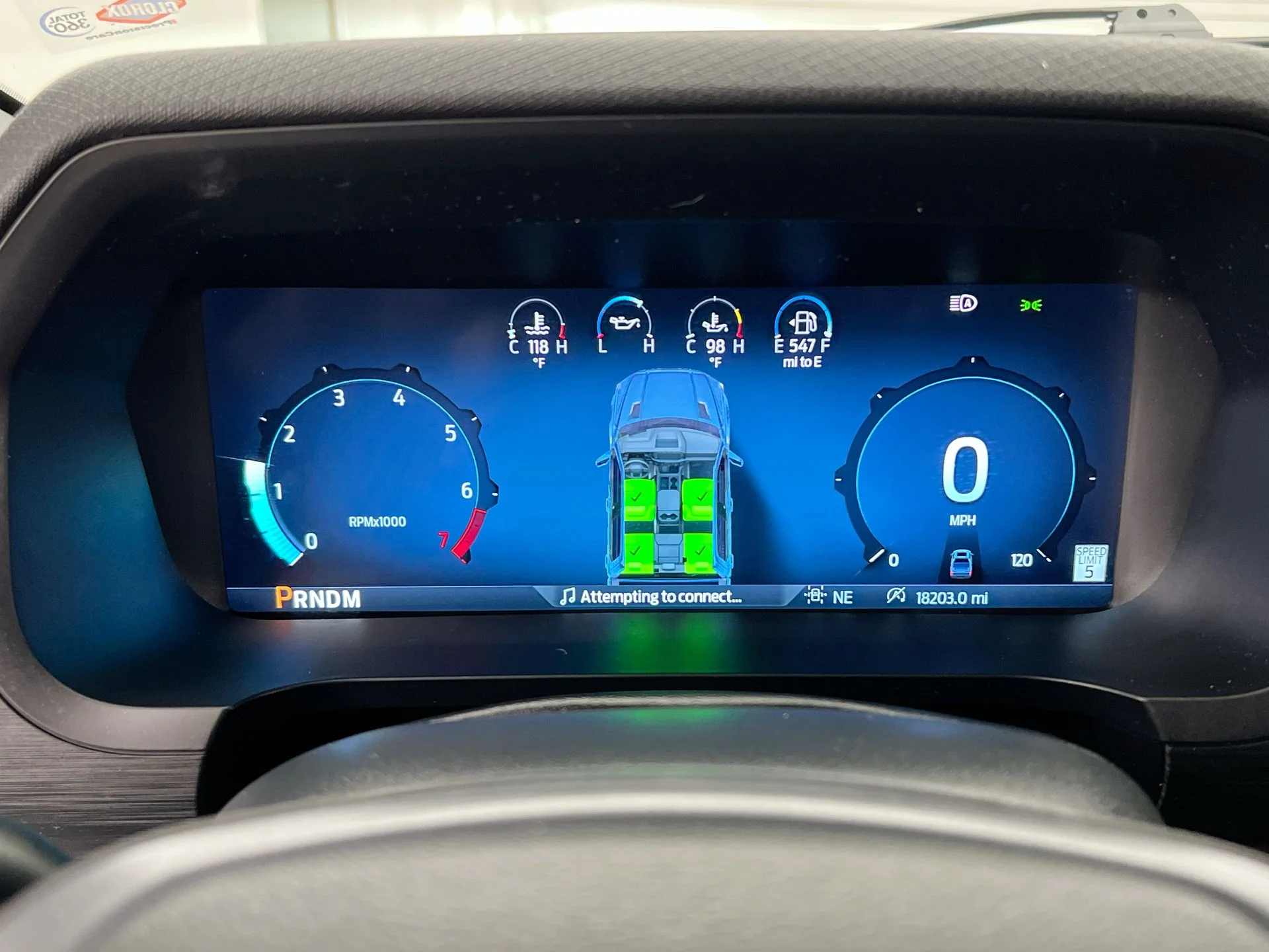 Used 2024 Blue Ford XLT image 3