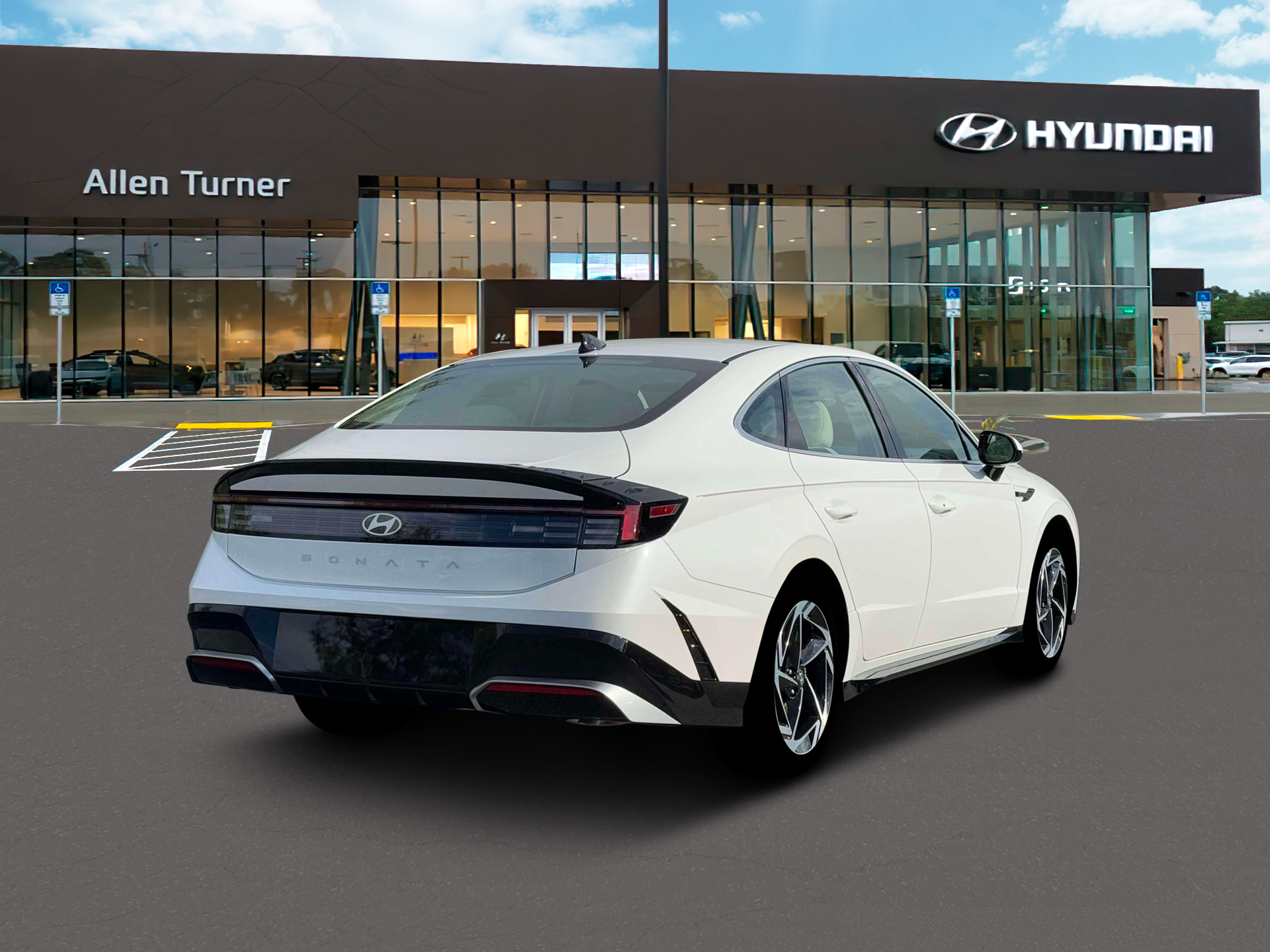 New 2026 Serenity White Hyundai SEL Sport image 8