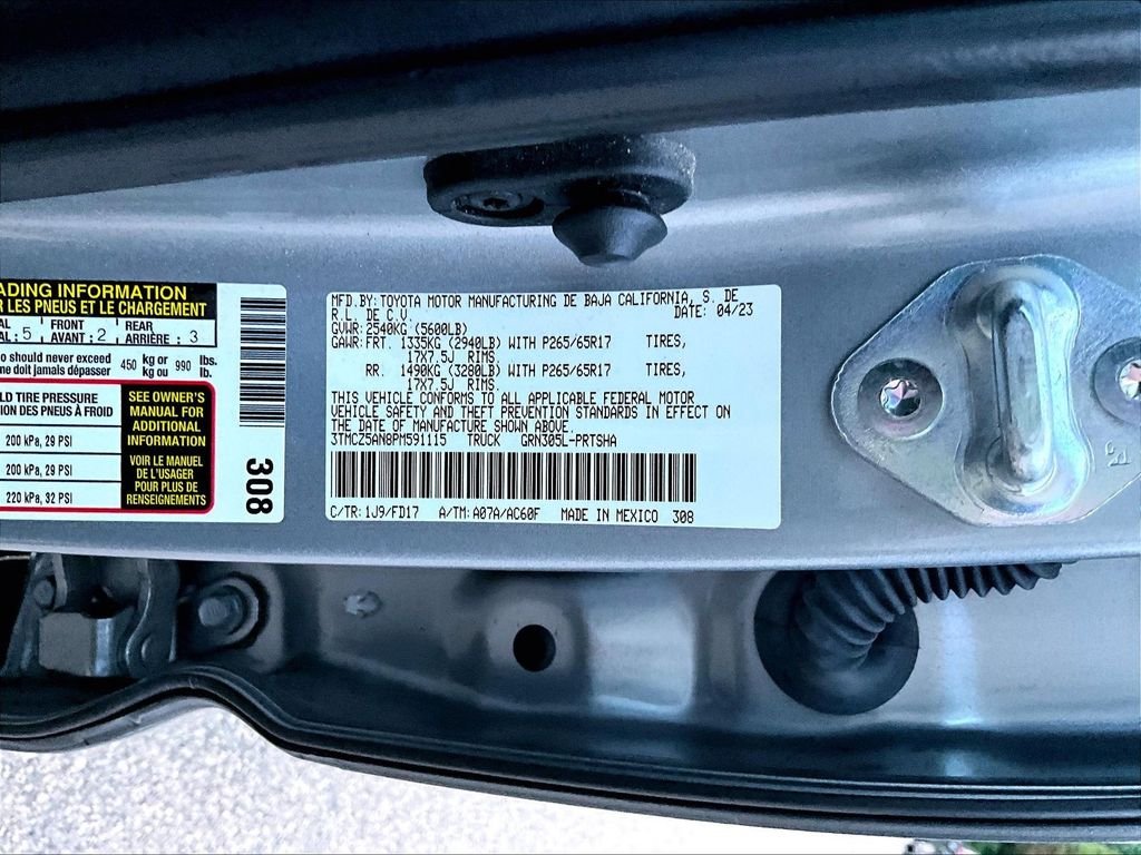 Certified Used 2023 Silver Toyota TRD Sport image 9