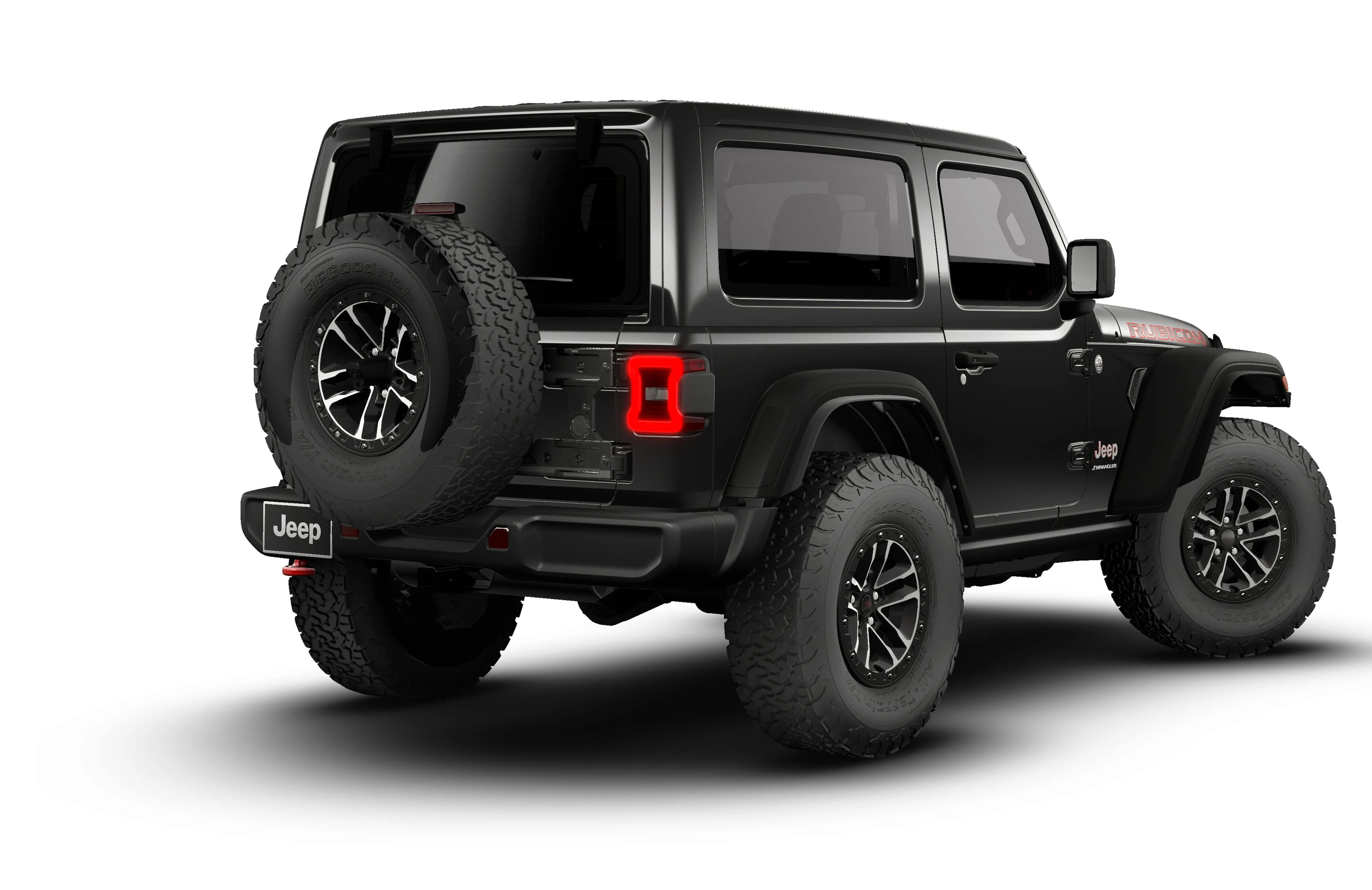 New 2026 Black Clear-Coat Exterior Paint Jeep Rubicon image 2