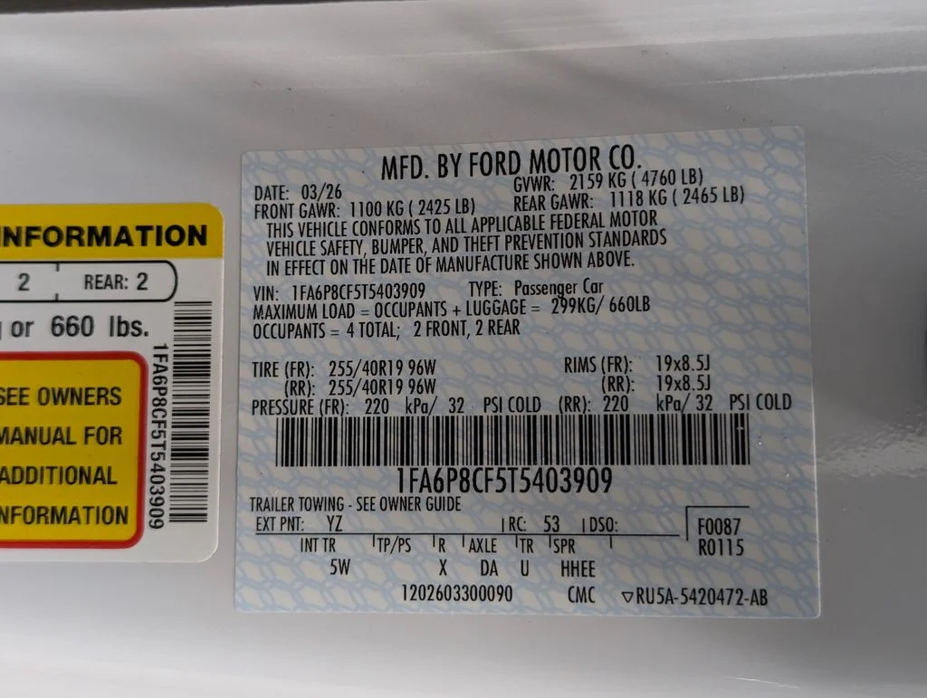 New 2026 Oxford White Ford GT Premium Fastback image 23