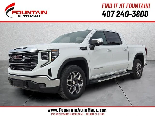 Used 2024 White GMC SLT image 1