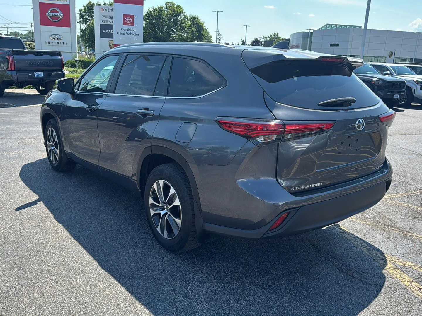 Used 2023 Magnetic Gray Metallic Toyota XLE image 4
