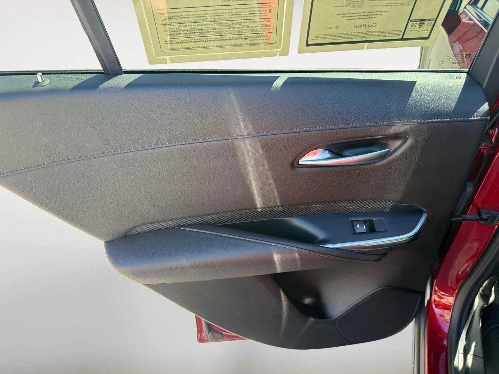 Used 2023 Radiant Red Tintcoat Cadillac AWD Sport image 20