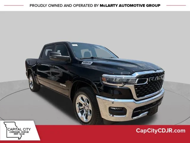 New 2026 Diamond Black Crystal Pearl-Coat Exterior Paint RAM Big Horn/Lone Star image 1