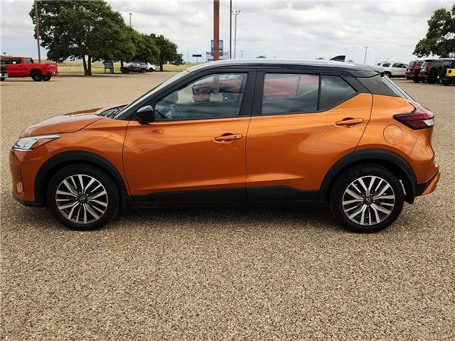 Used 2023 Monarch Orange Metallic Super Black Nissan SV image 2