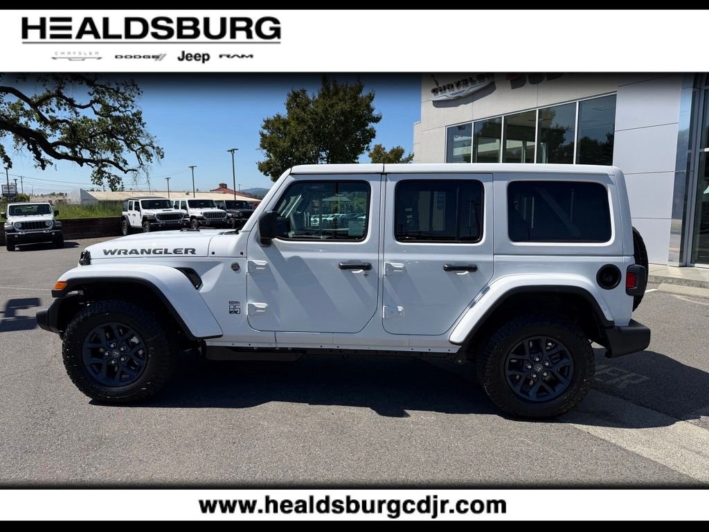 New 2026 Bright White Clearcoat Jeep 85th Anniversary Edition image 2