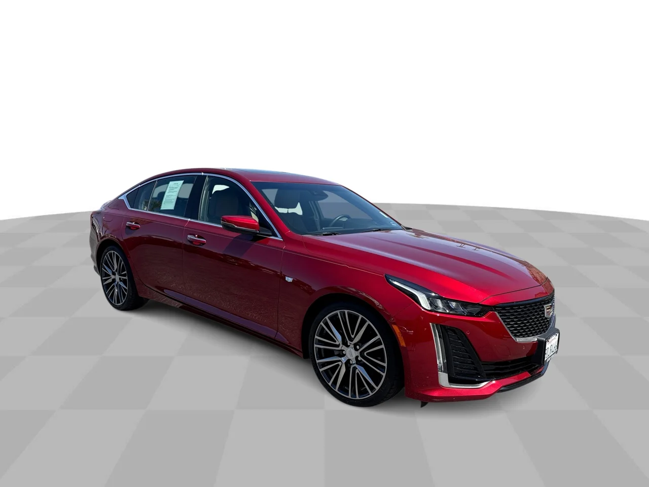 Certified Used 2023 Radiant Red Tintcoat Cadillac Premium Luxury image 2