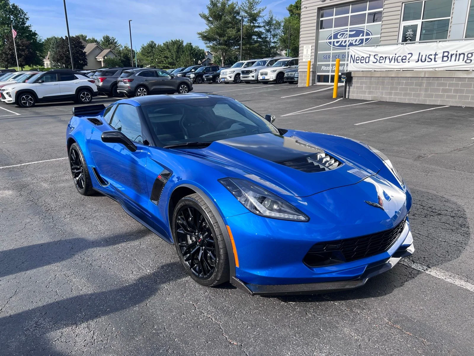 Used 2016 Laguna Blue Metallic Tintcoat Chevrolet Z06 image 9
