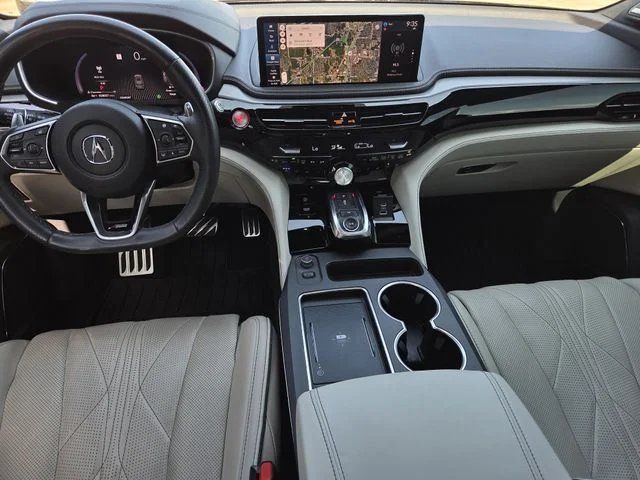 Certified Used 2025 Liquid Carbon Metallic Acura SH-AWD A-SPEC ADV image 8