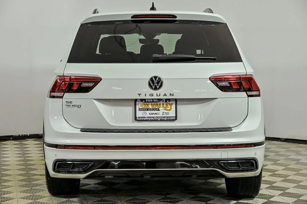 Certified Used 2023 White Volkswagen 2.0T SE R-Line Black image 7