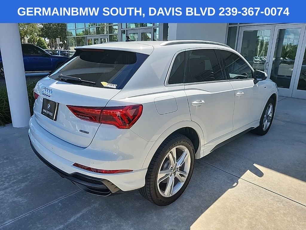 Used 2022 Glacier White Metallic Audi Premium Plus image 7