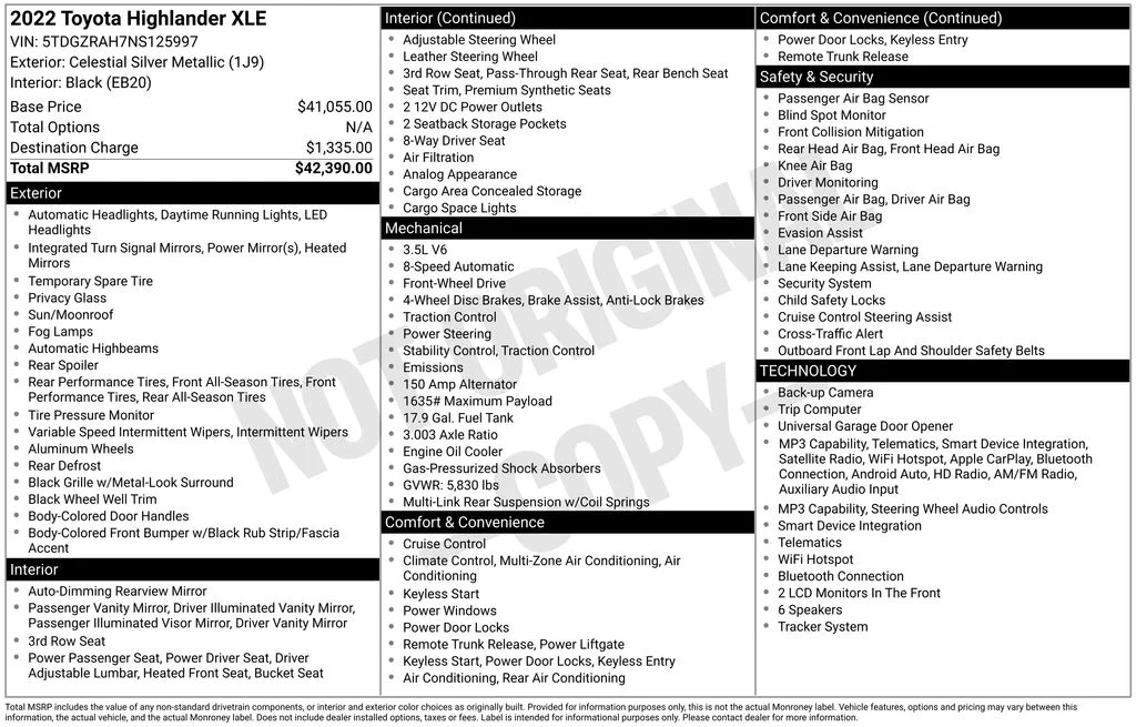 Used 2022 Silver Toyota XLE image 31