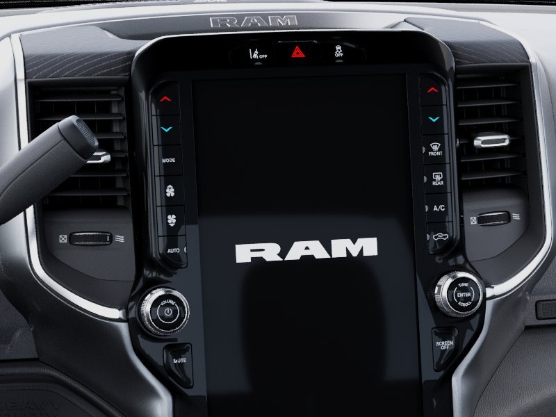 New 2025 Diamond Black Crystal Pearl-Coat Exterior Paint RAM Laramie image 11