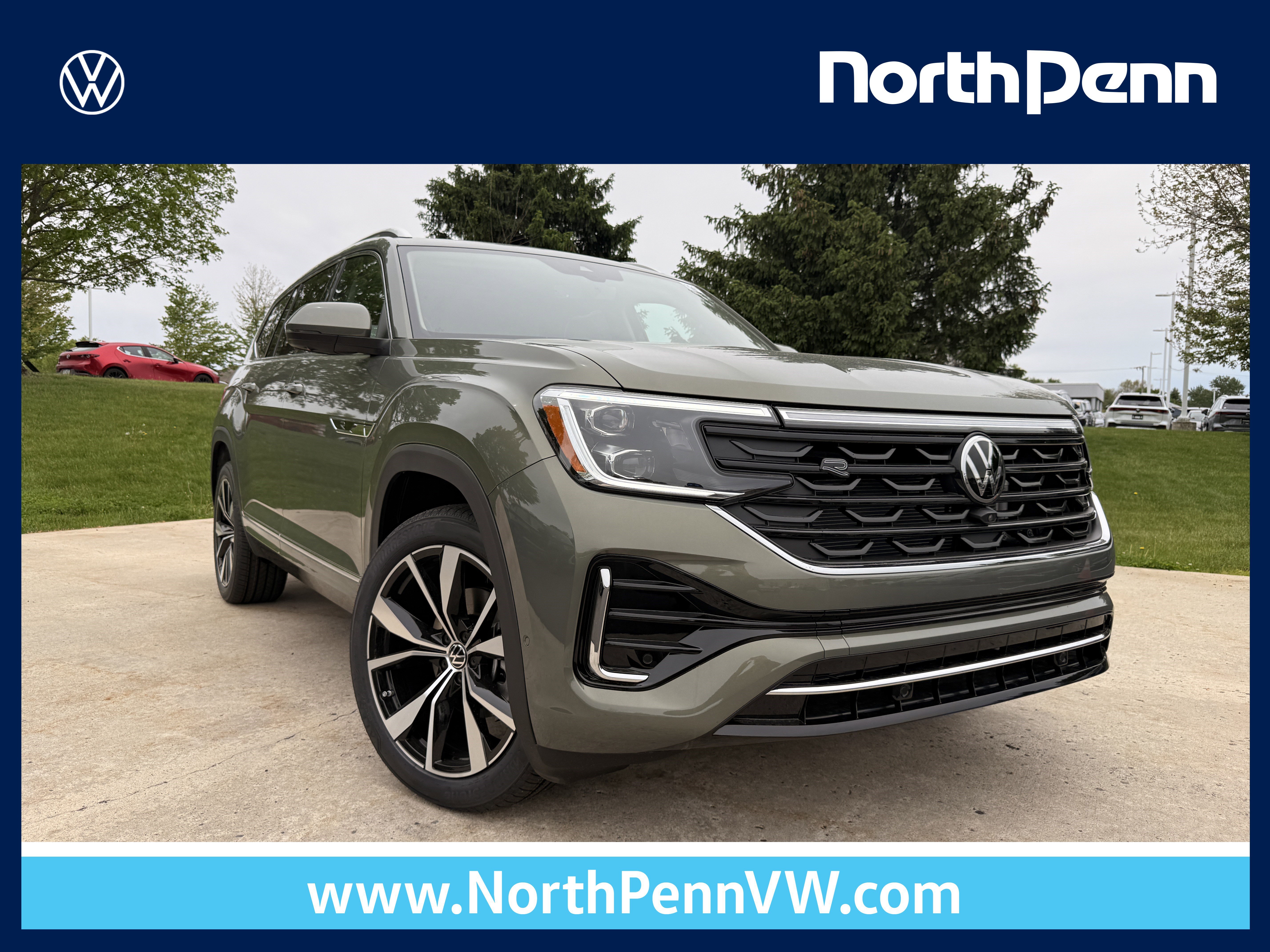 New 2026 Volkswagen Atlas 2.0T SEL Premium R-Line Sport Utility in