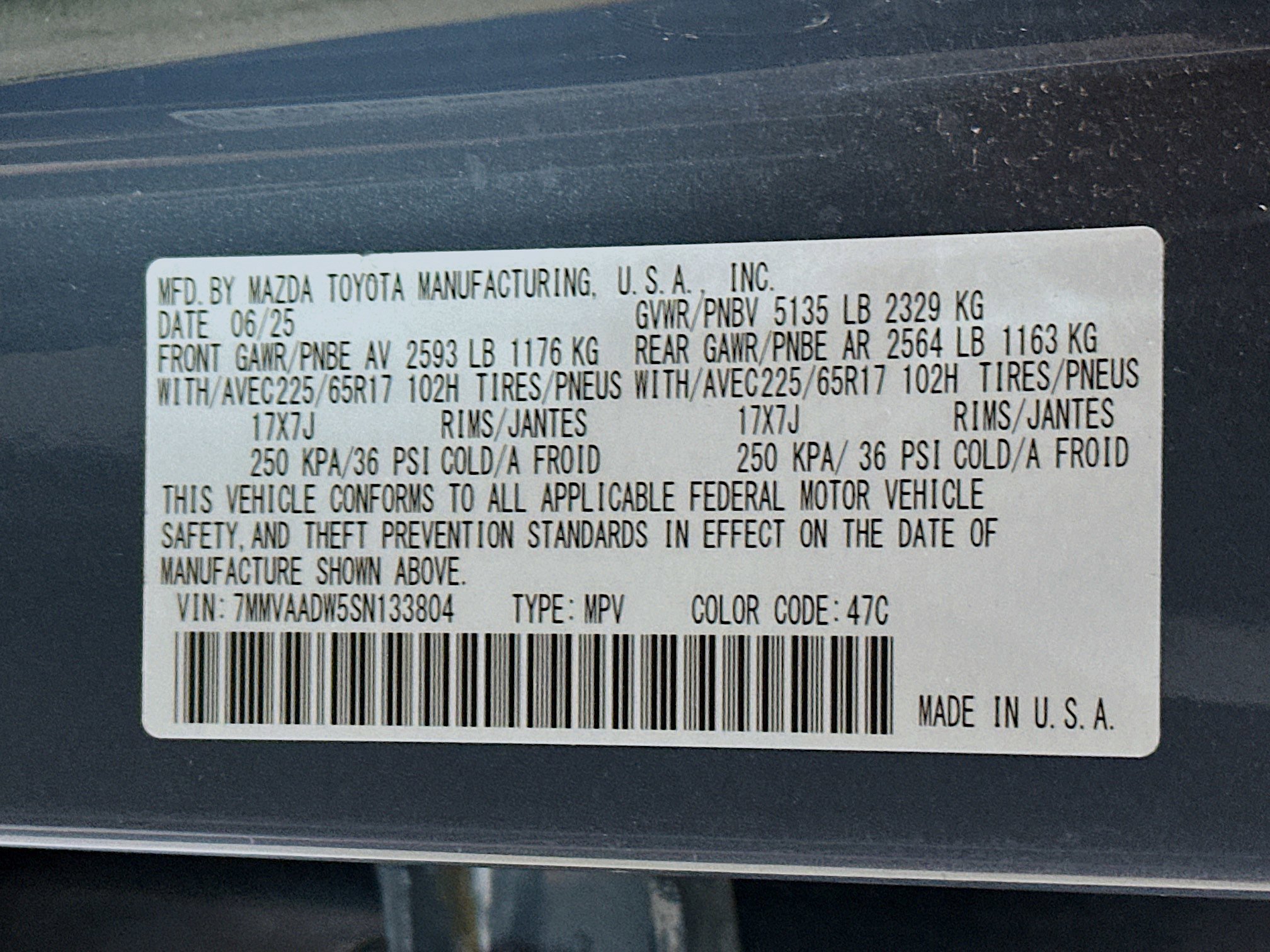 Used 2025 Polymetal Gray Metallic Mazda Premium Package image 32