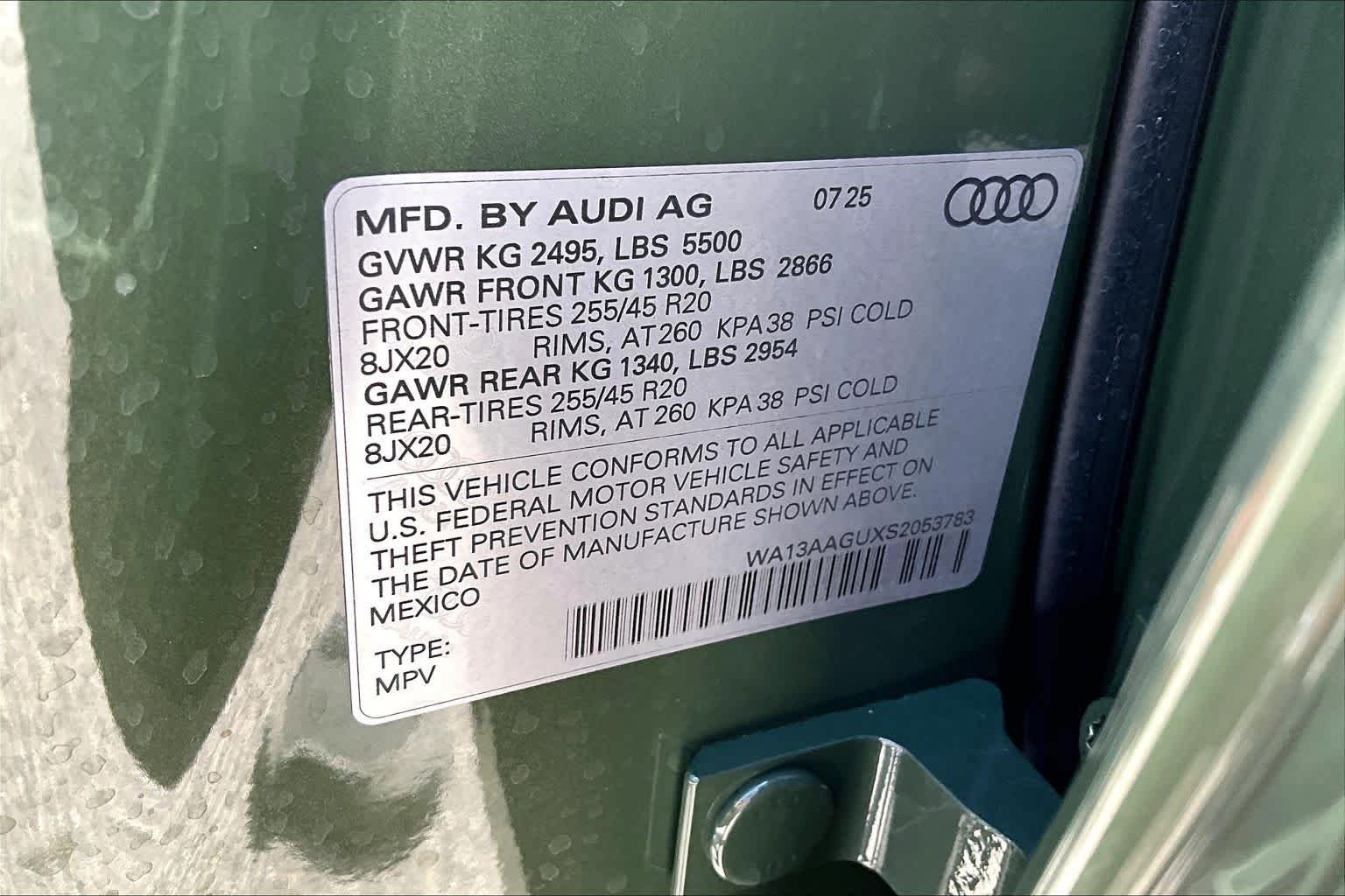 Used 2025 District Green Metallic Audi Prestige image 32