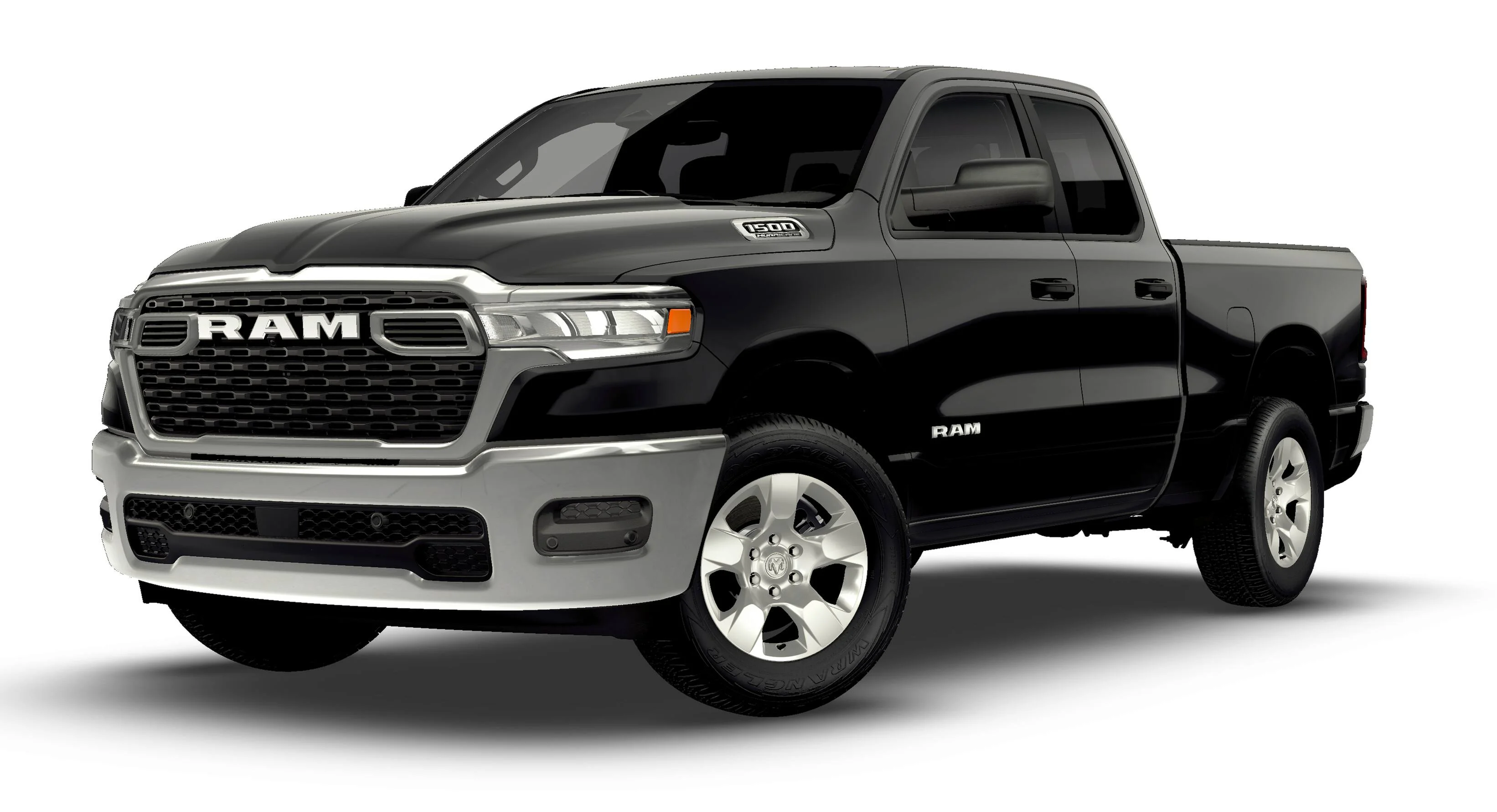 New 2026 Diamond Black Crystal Pearl-Coat Exterior Paint RAM TRADESMAN image 1