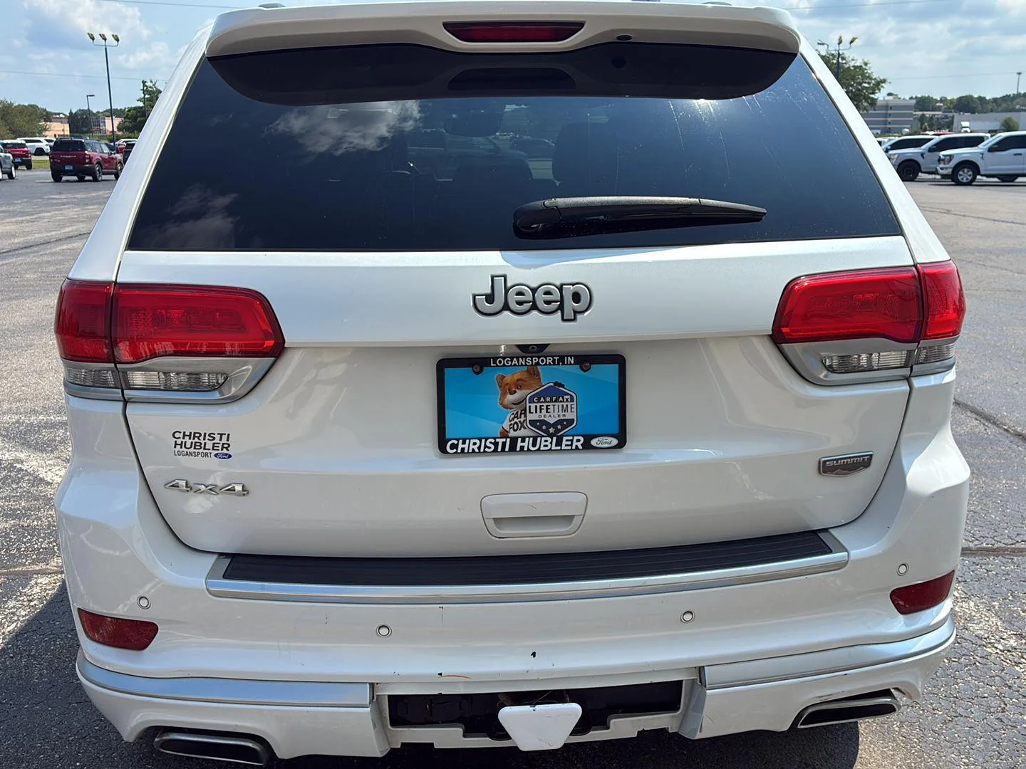 Used 2017 Bright White Clearcoat Jeep Summit image 7