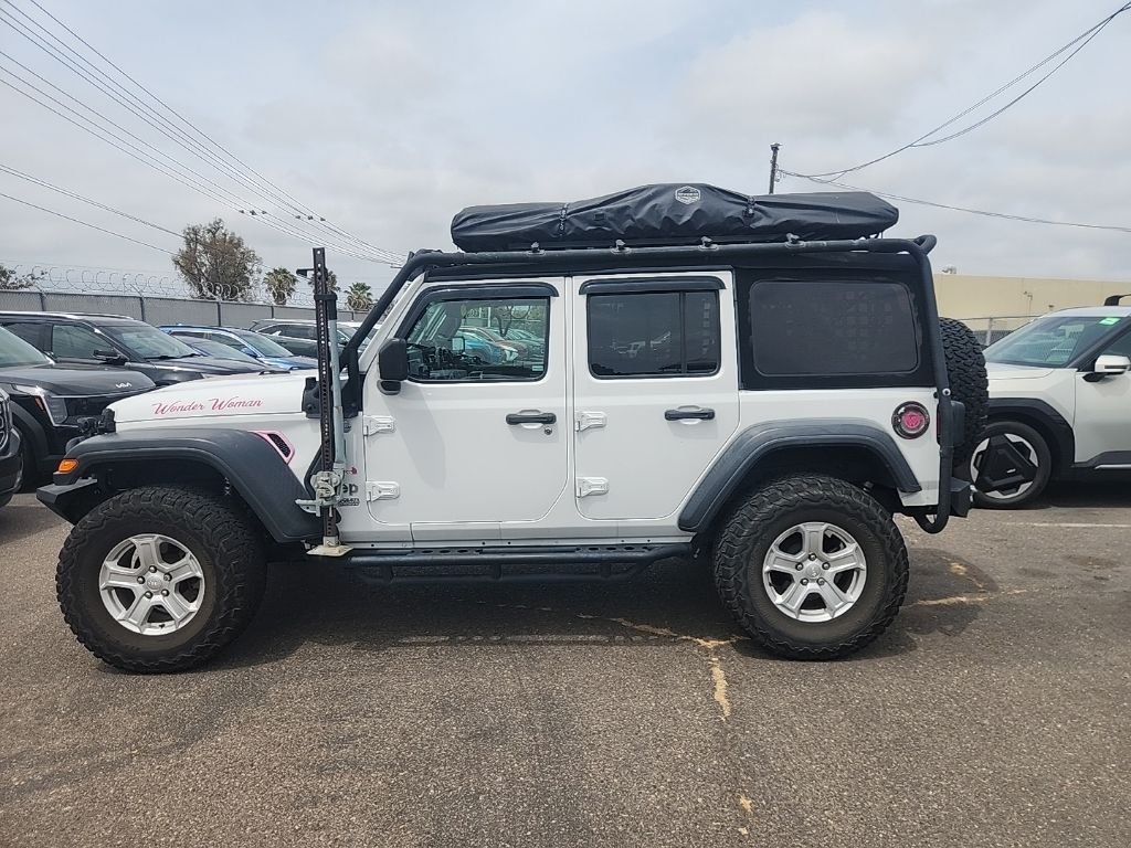 Used 2018 White Jeep Unlimited Sport S image 10