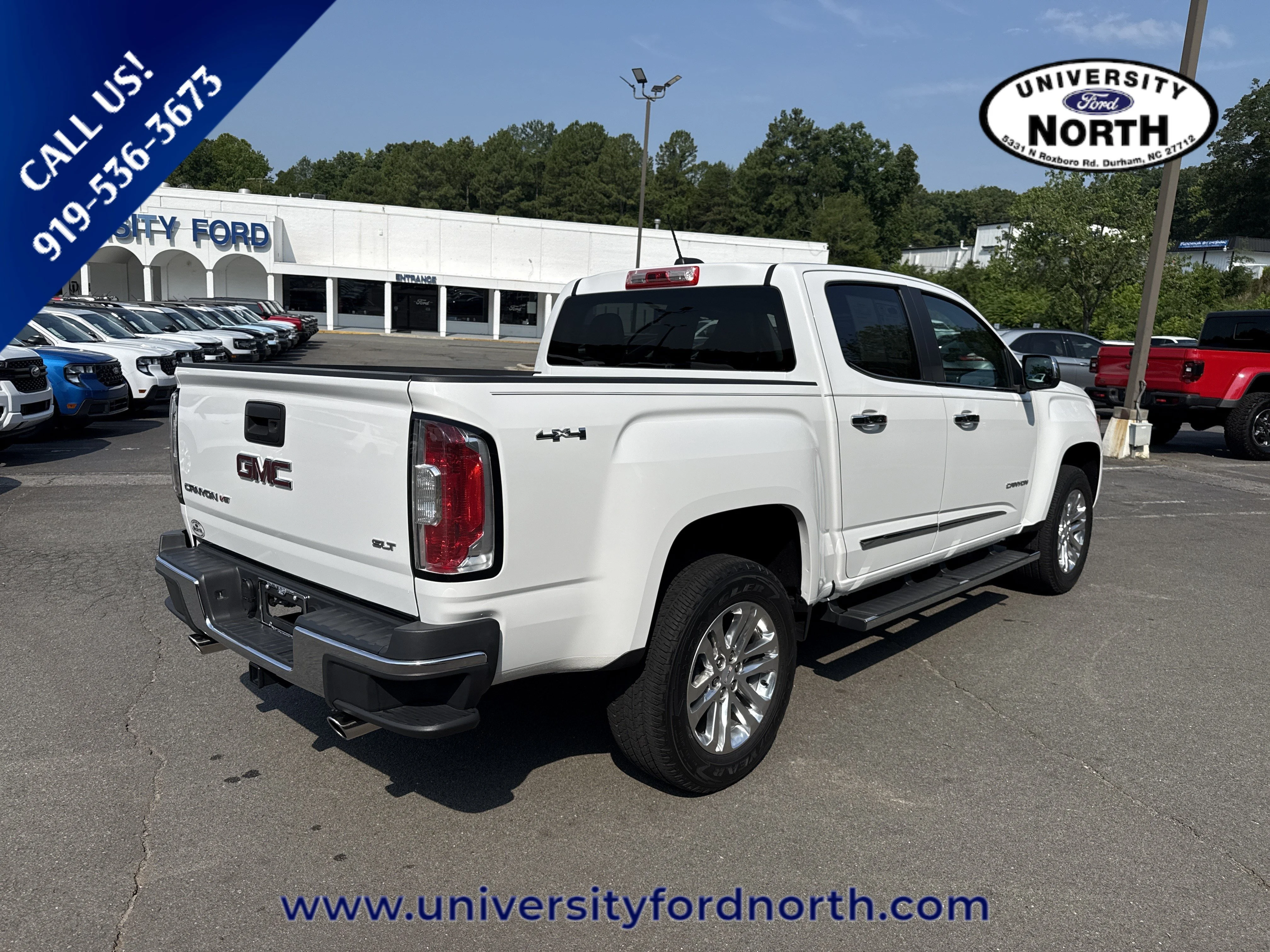 Used 2015 Summit White GMC 4WD SLT image 7