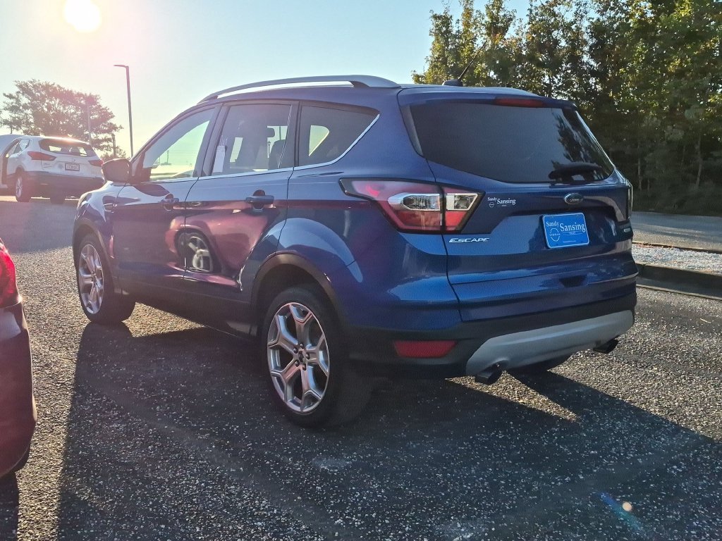 Used 2017 Blue Ford Titanium image 2