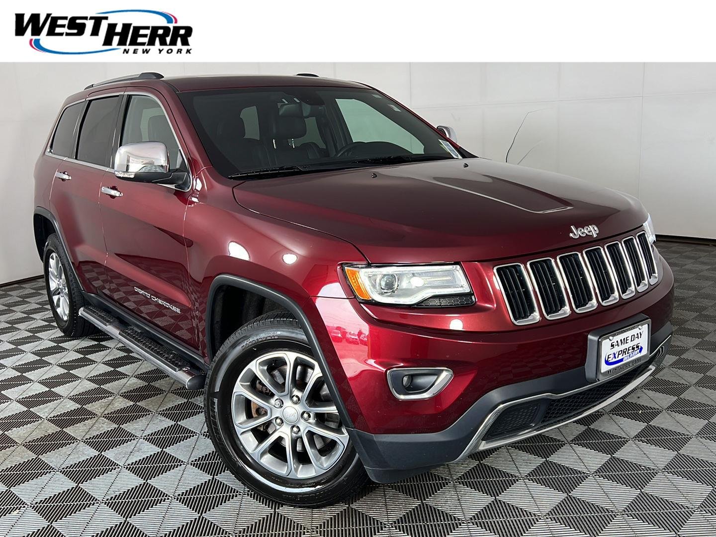 Used 2016 Velvet Red Pearlcoat Jeep Limited image 1