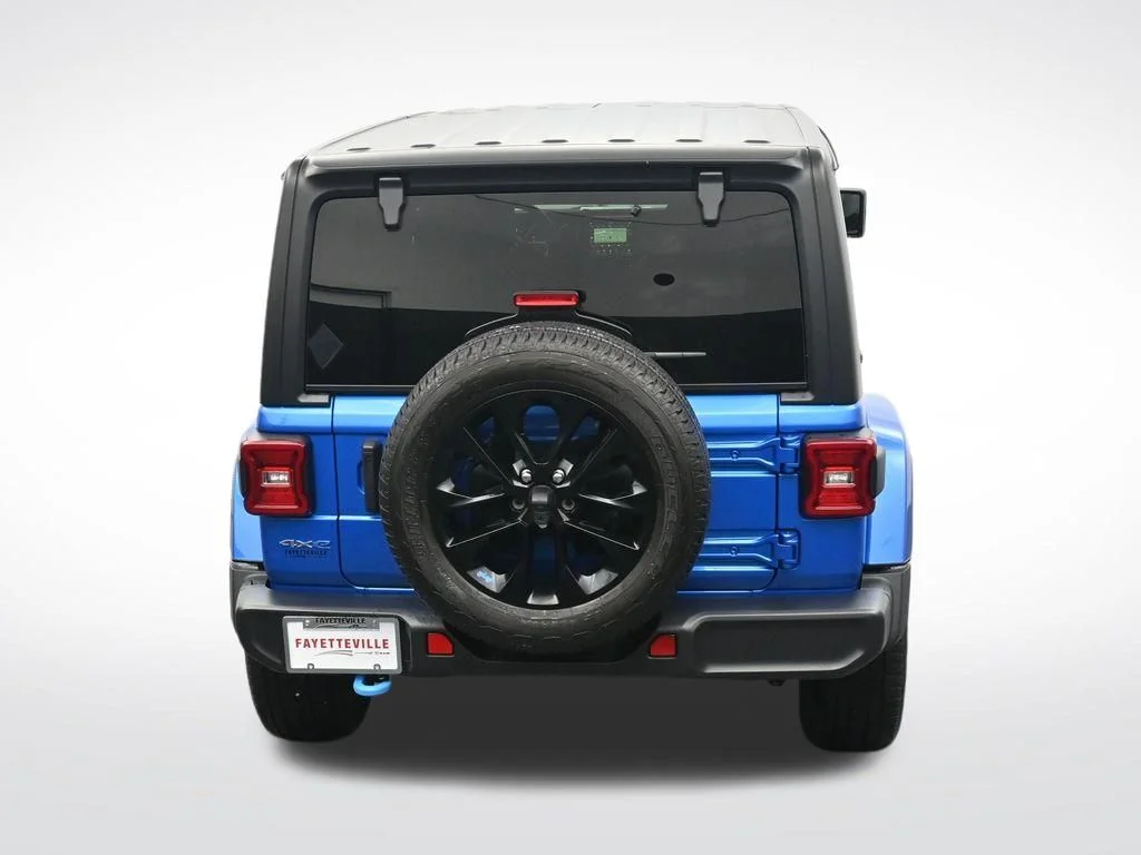 Used 2022 Blue Jeep Unlimited Sahara 4xe image 26