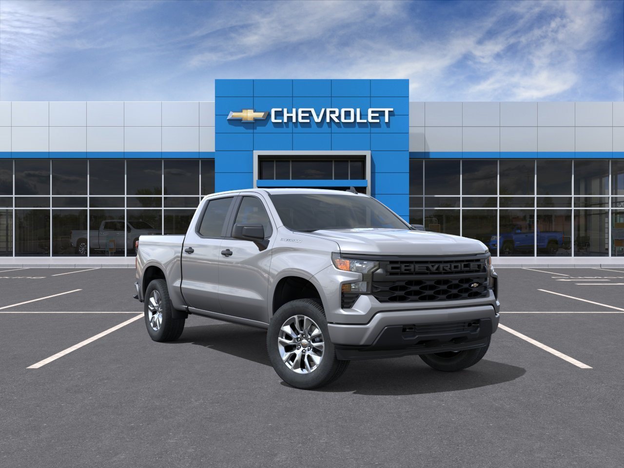 New 2026 Sterling Gray Metallic Chevrolet Custom image 1
