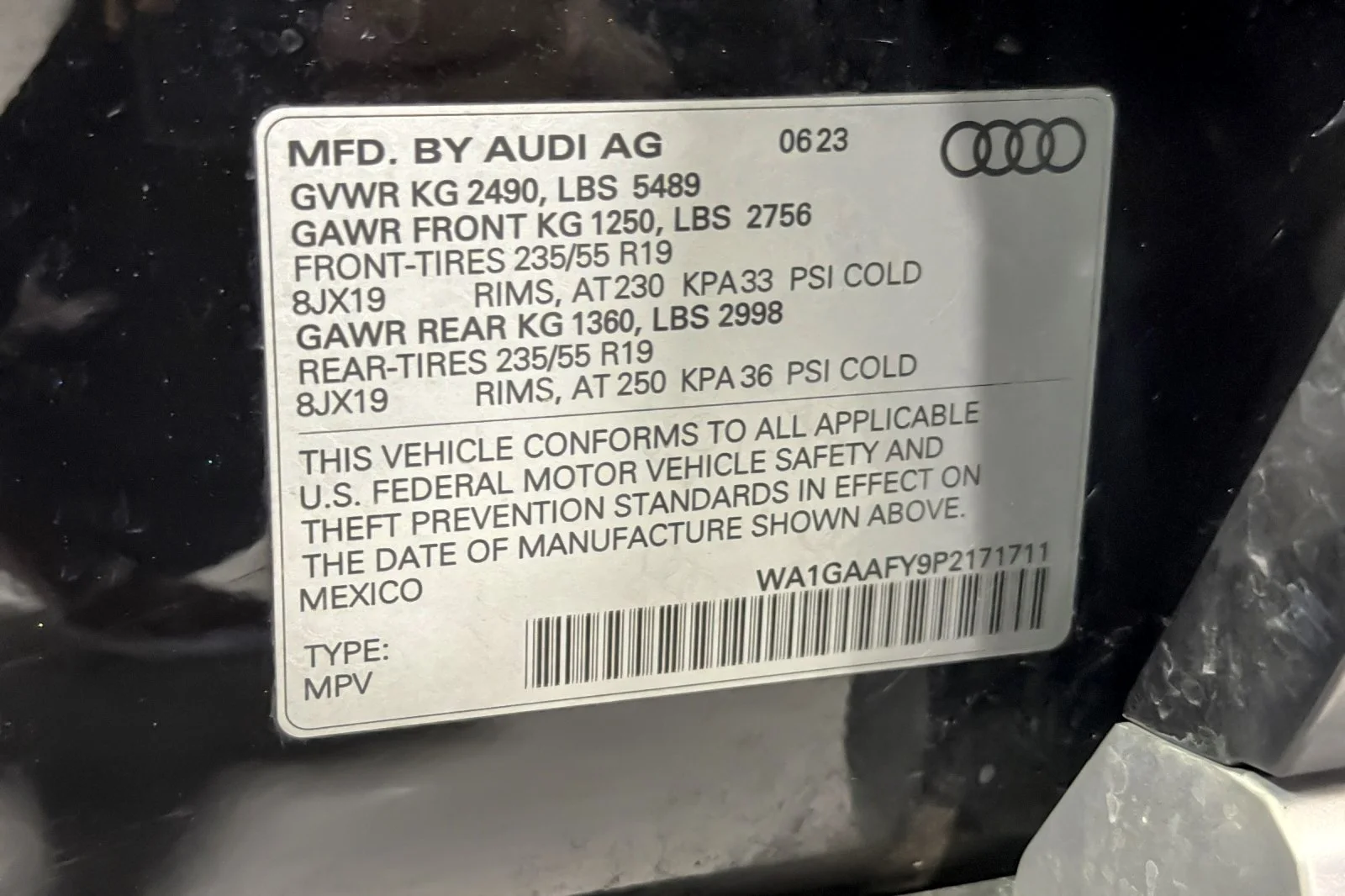 Used 2023 Mythos Black Metallic Audi S line Premium 45 TFSI quattro image 27