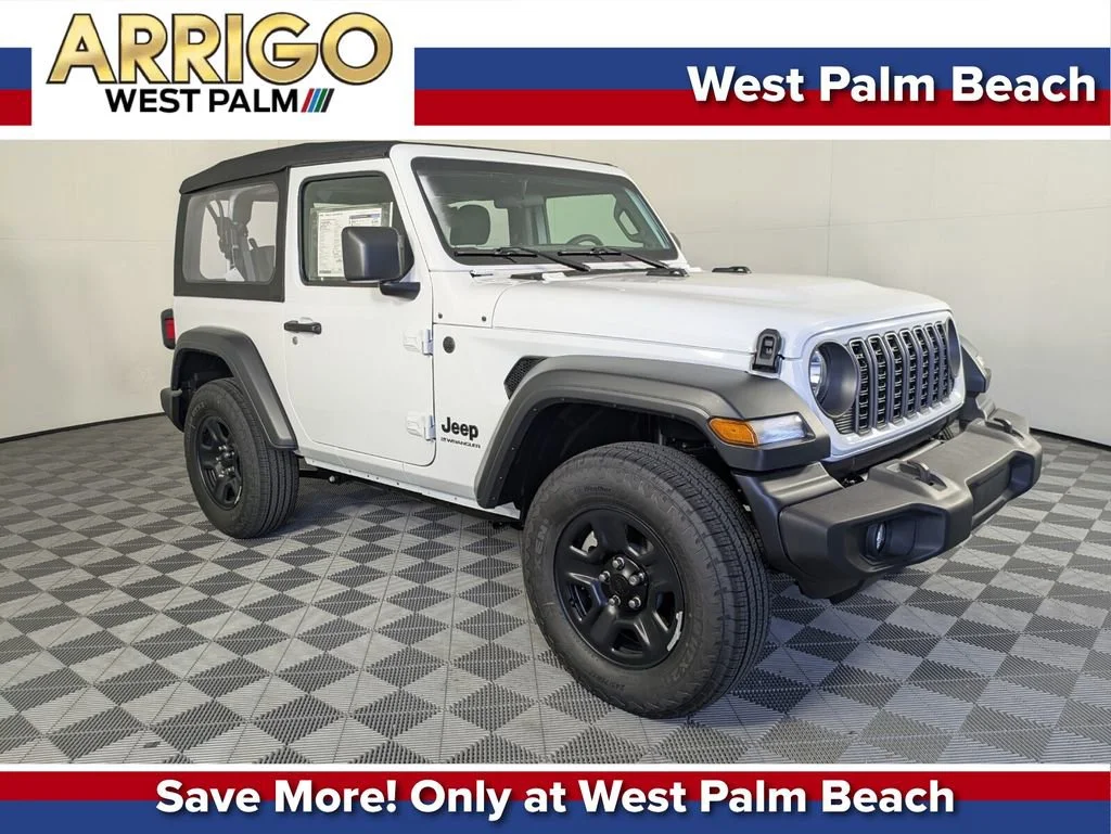 New 2026 Bright White Clear-Coat Exterior Paint Jeep Sport image 1