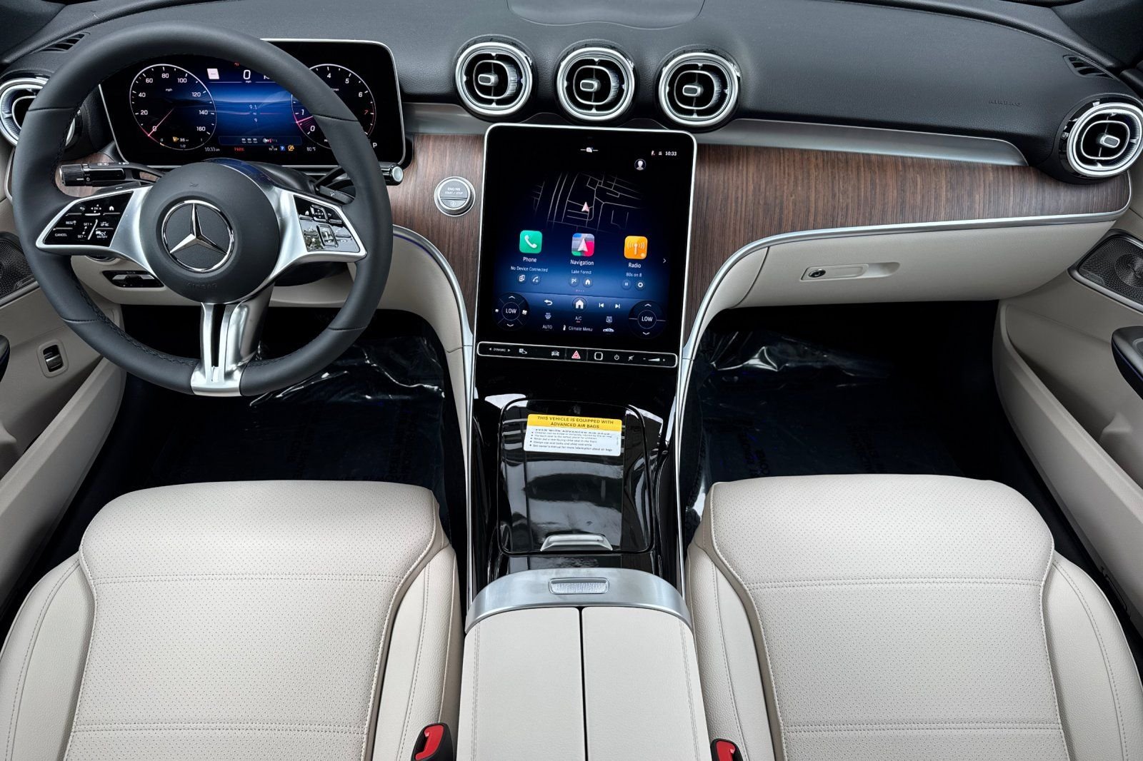 New 2026 Polar White Mercedes-Benz C 300 image 2