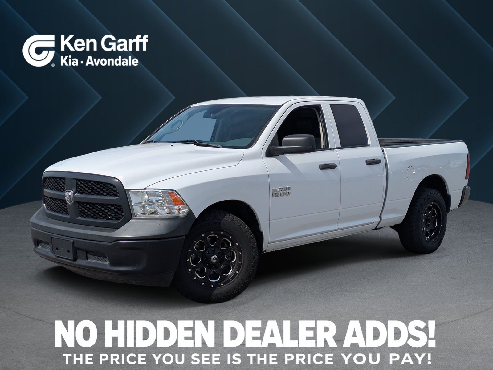 Used 2018 Bright White Clearcoat Ram Tradesman image 1