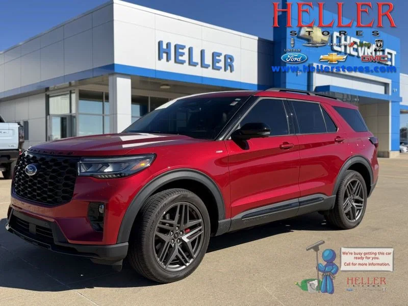 Used 2025 Red Metallic Ford ST-Line image 1