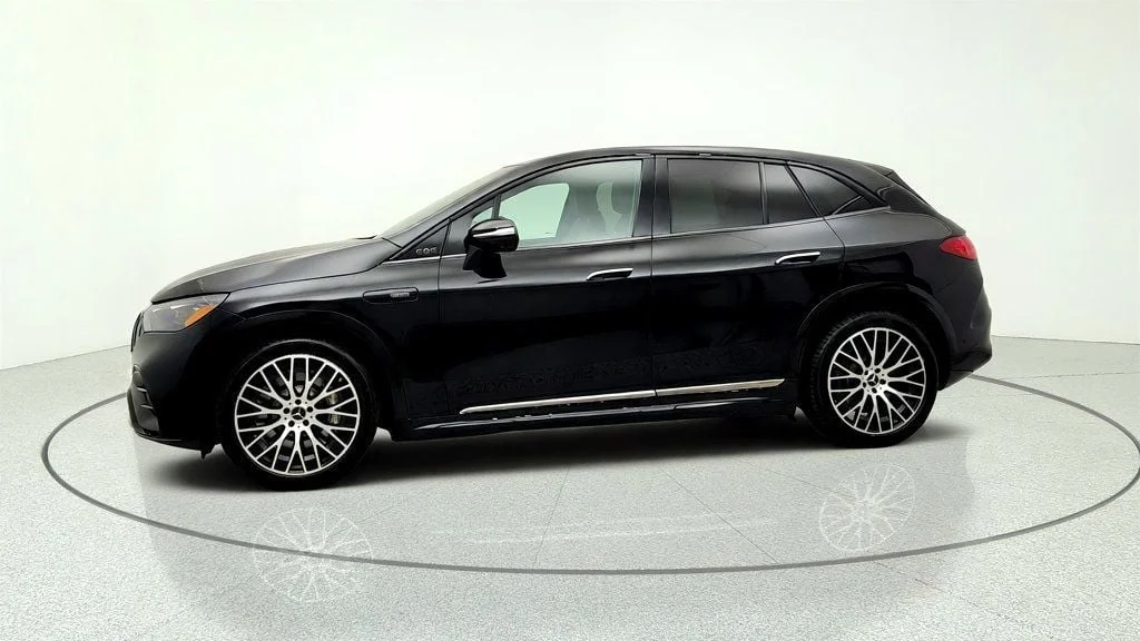 Used 2024 Black Mercedes-Benz AMG® EQE 4MATIC+ SUV w/ Carbon Fiber Trim & AMG® Night Package image 8