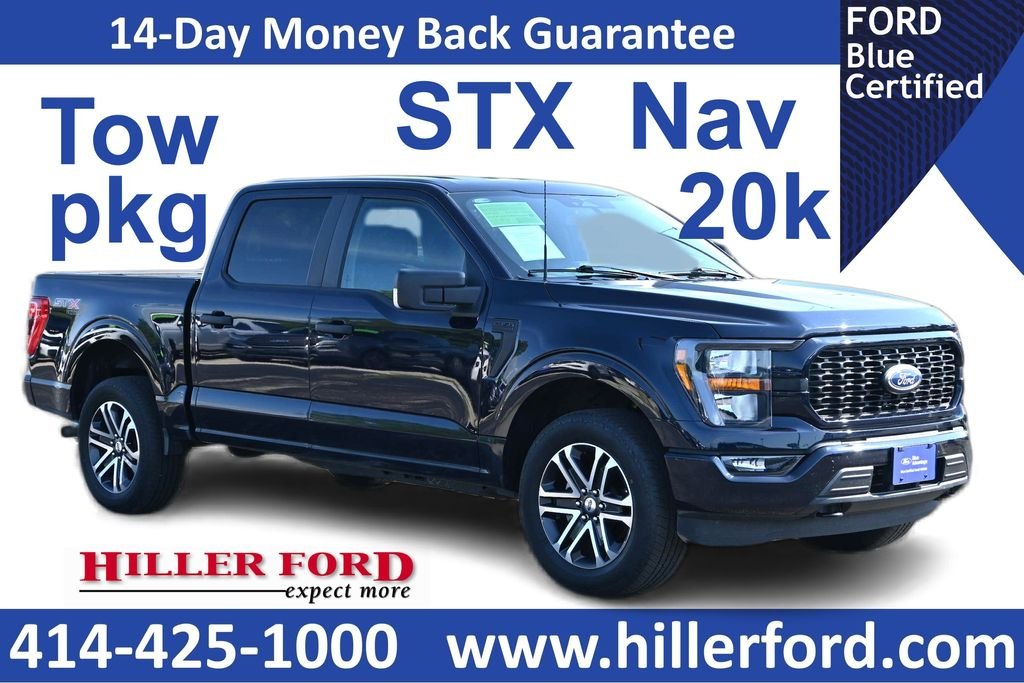 Certified Used 2023 Blue Metallic Ford XL image 1