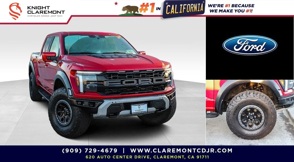 Used 2025 Red Ford Raptor image 1