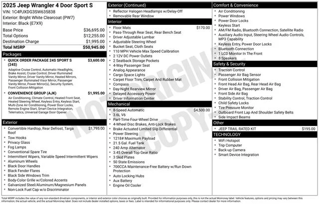 2025 Jeep Wrangler 4-Door Sport S - Photo 31