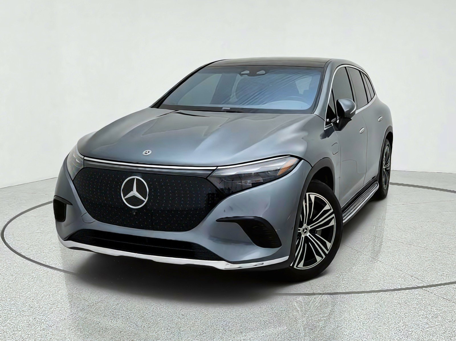 Certified Used 2024 Selenite Grey Metallic Mercedes-Benz EQS 450+ image 2