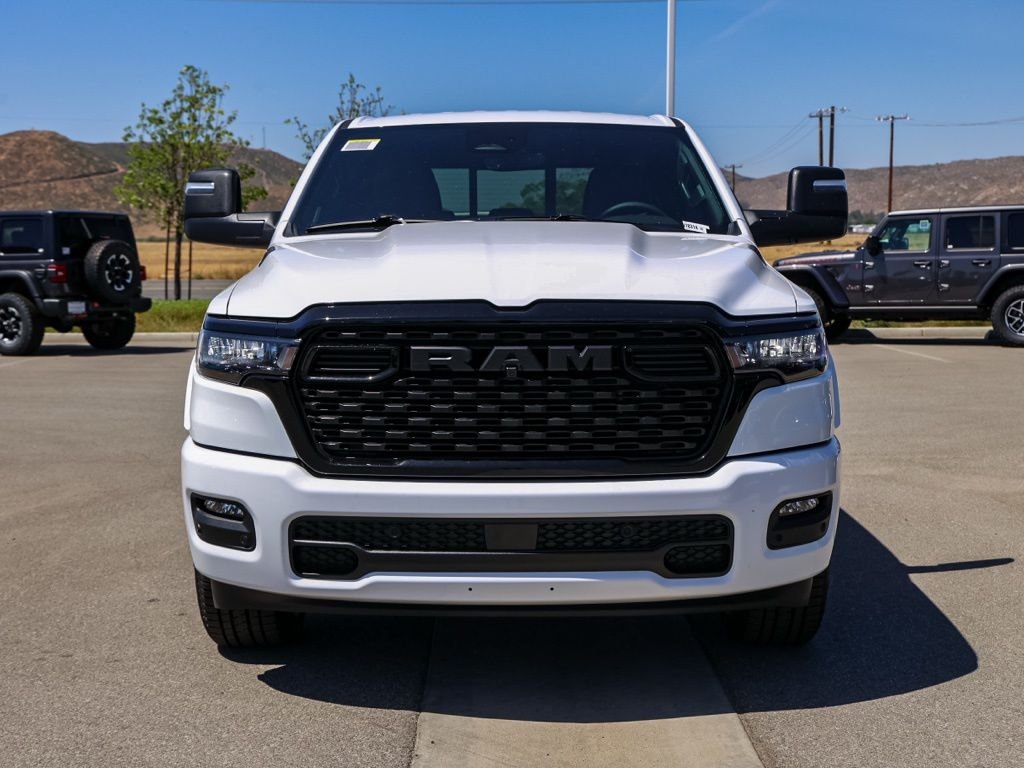 New 2026 Bright White Clear-Coat Exterior Paint RAM Big Horn Night Edition image 8