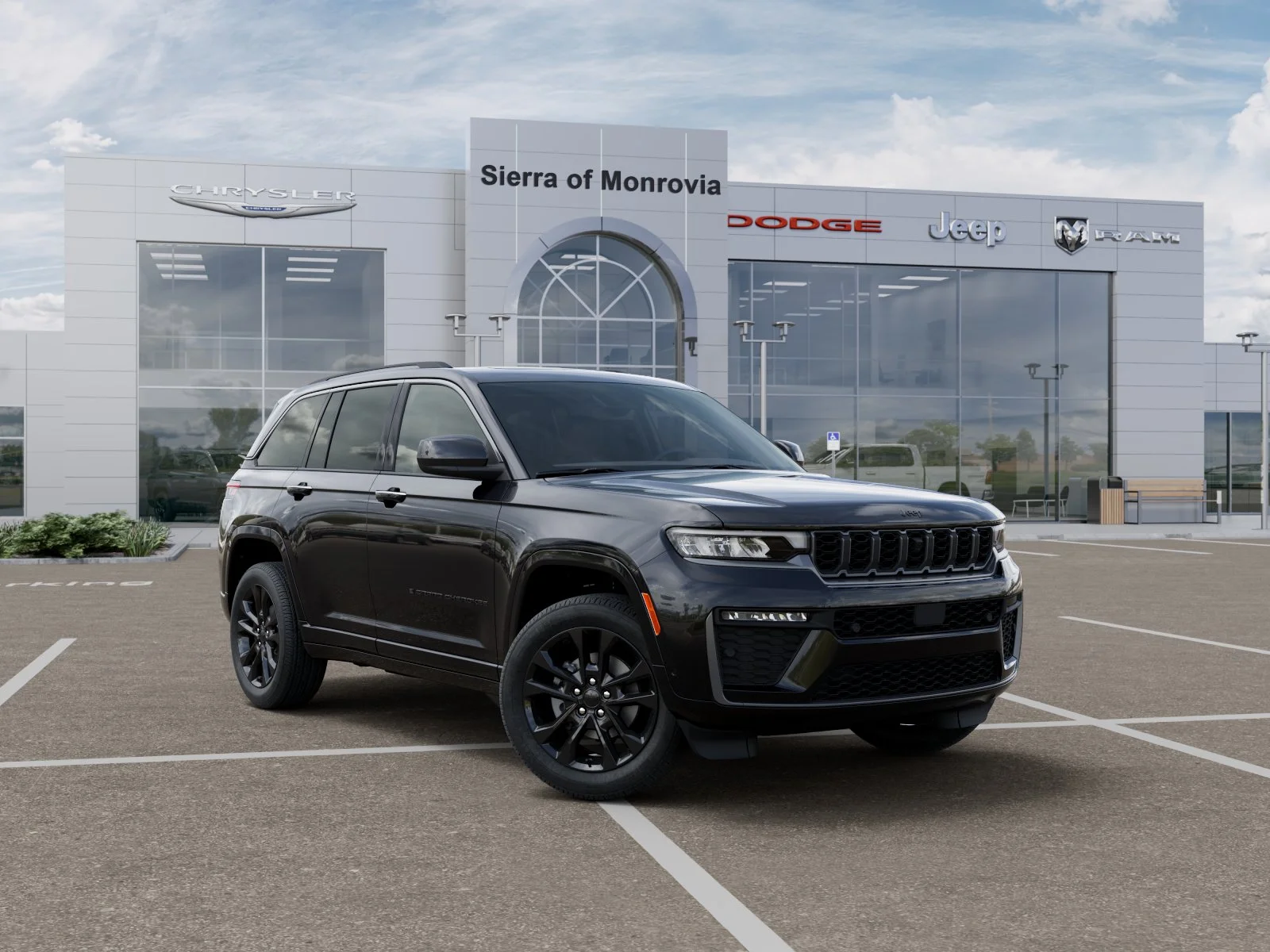 New 2026 Diamond Black Crystal Pearl-Coat Exterior Paint Jeep Limited Reserve image 37