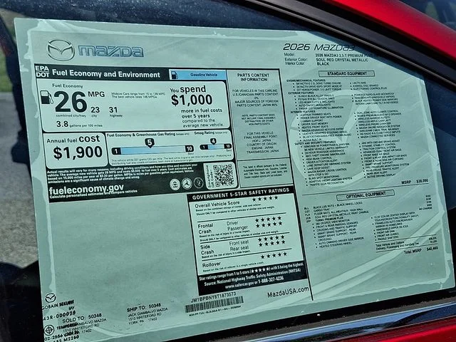 New 2026 Red Mazda 2.5 Turbo Premium Plus image 16