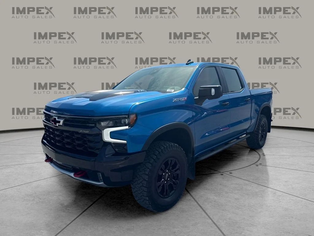 Used 2022 Blue Chevrolet ZR2 image 1