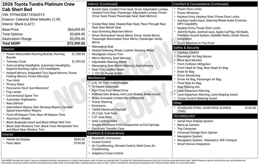 2026 Toyota Tundra Platinum - Photo 11