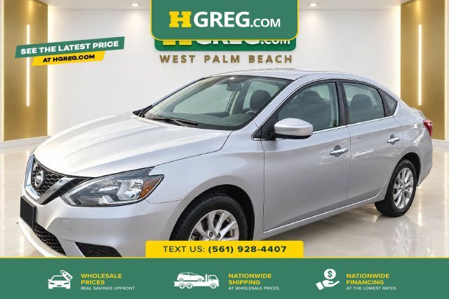Used 2019 Brilliant Silver Metallic Nissan SV image 1