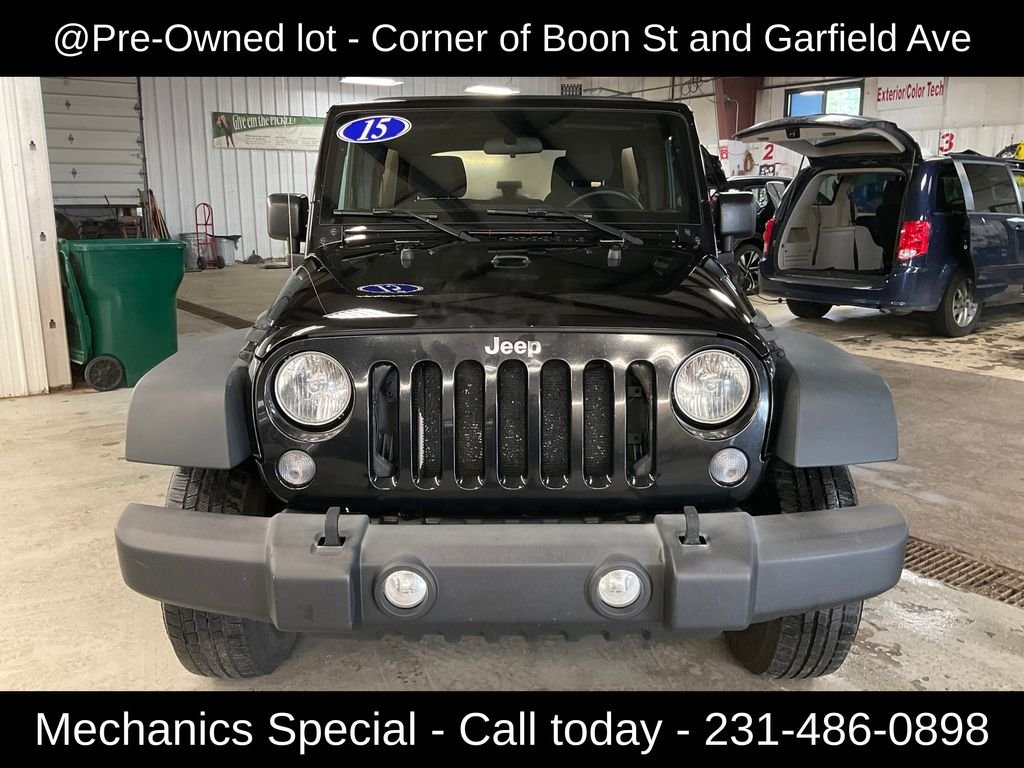 Used 2015 Black Jeep Unlimited Sport image 8
