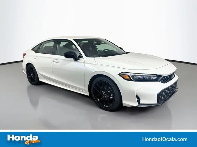 New 2026 Platinum White Pearl Honda Sport image 1