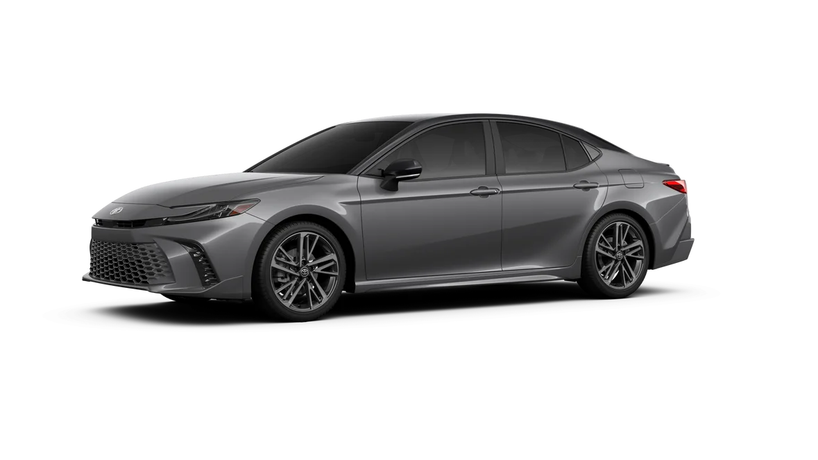 New 2026 Heavy Metal with Midnight Black Metallic roof Toyota XSE image 2