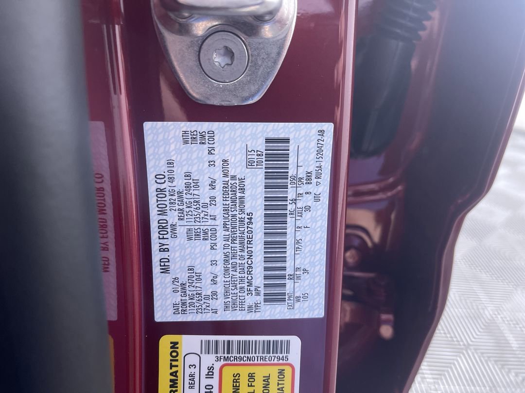 New 2026 Ruby Red Metallic Tinted Clearcoat Ford Outer Banks image 12