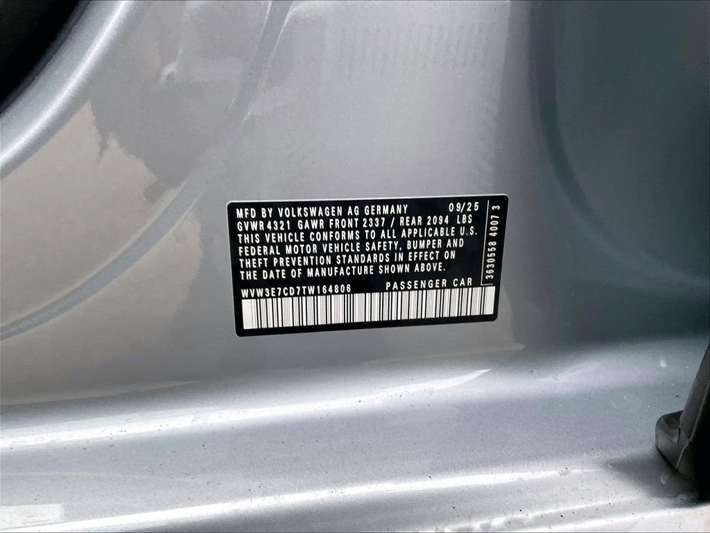 New 2026 Silver Volkswagen 2.0T SE image 17